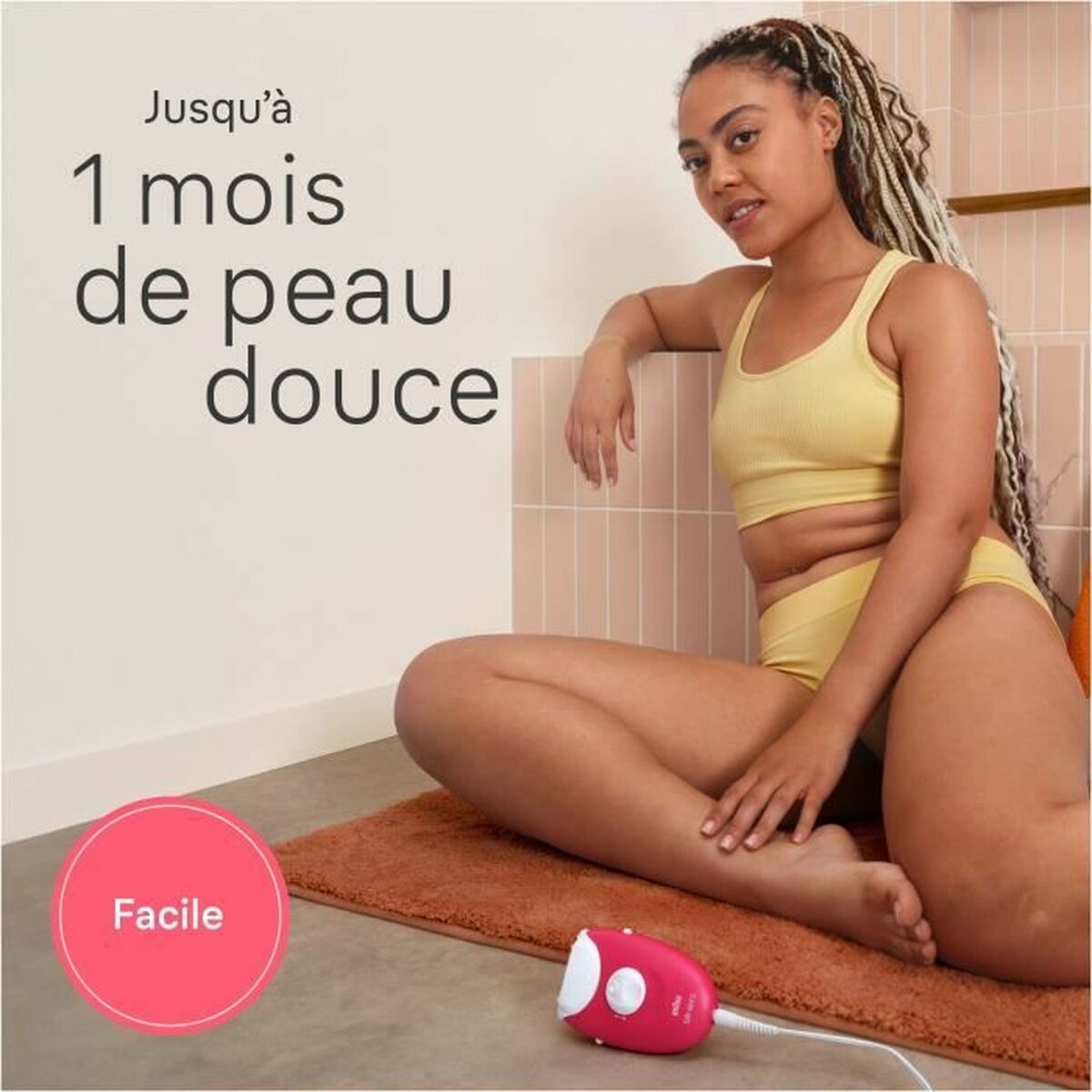Epilator Electric Braun 3-202 Fucsia